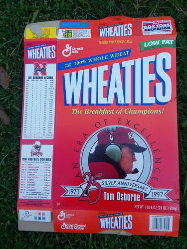 Vintage wheaties nebraska - wheaties,