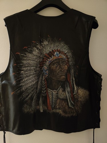 Gilet cuir chef - chef, indien